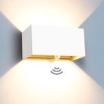 20 W LED sieninis šviestuvas su judesio davikliu