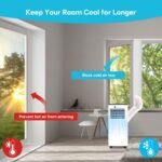 Langų sandariklis mobiliems oro kondicionieriams 4 m x 8 m - Image 2