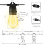 LED lauko girliandos 7,5 m 1 W - Image 3