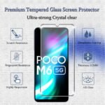 Xiaomi Poco M6 5G ekrano apsauga 4 vnt. - Image 2