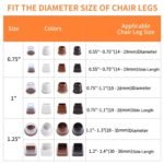 Kėdžių kojų apsaugos 24 vnt. 14–19 mm - Image 2