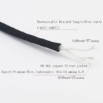2,5 mm balansinis kabelis skirtas Monolith M1060, M1060C, M565, M565, AudioQuest NightHawk ausinėms - Image 3