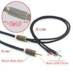 2,5 mm balansinis kabelis skirtas Monolith M1060, M1060C, M565, M565, AudioQuest NightHawk ausinėms - Image 2