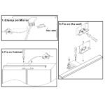 LED veidrodinis šviestuvas 10 W 40 cm - Image 5