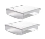 2 vnt. 1,7 l talpos stalčiai po stalu 21x18x5,4 cm