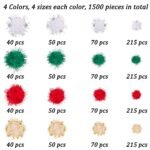 1500 vnt. spalvotų mini kamuoliukai - Image 2