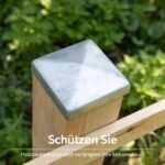 10 vnt. stulpų dangteliai 7x7 cm su varžtais - Image 2