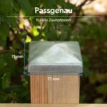 10 vnt. stulpų dangteliai 7x7 cm su varžtais - Image 3