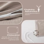 Dvigubos patalynės komplektas 220x240 cm 3 dalys - Image 4