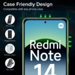 Xiaomi Redmi Note 14 4G ekrano apsauga 71 x 157 mm 1 vnt. - Image 4