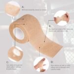 Elastinis tvarstis 5 cm x 4,5 m 6 ritinėliai - Image 4