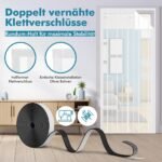 Magnetinis durų tinklelis nuo vabzdžių 110x220cm - Image 4