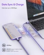 USB C–C laidas 2 m 60 W - Image 4
