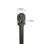 10 vnt. paukščių tupyklos 20,5 cm - Image 3