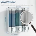 Dušo priemonių dozatorius 300 ml x 3 vnt. - Image 2