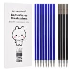 12x nutrinamo rašiklio papildymai 0,7 mm