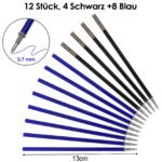 12x nutrinamo rašiklio papildymai 0,7 mm - Image 4