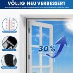 Tinklelis nuo vabzdžių langams 4 vnt. 150 x 180 cm - Image 3