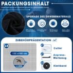 Tinklelis nuo vabzdžių langams 4 vnt. 150 x 180 cm - Image 2