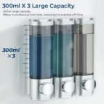 Dušo priemonių dozatorius 300 ml x 3 vnt. - Image 4