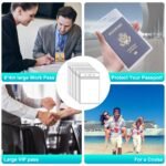 100 vnt. skaidrūs kortelių laikikliai (XXL) - Image 5