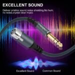 Twozoh XLR kištuko ir 6,35 mm TRS jungties kabelis 5 m ilgio - Image 3