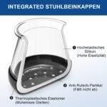 28 vnt. kėdžių kojų apsaugos 21,1–30 mm - Image 4