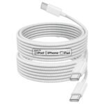 USB C–C įkrovimo laidas 2 vnt. 2 m