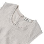 100 % lininiai moteriški marškinėliai be rankovių L dydis - Image 5