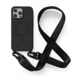 iPhone 16 Pro Max dėklas su nuimamu dirželiu