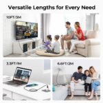 USB C laidas, 3 m, greitas įkrovimas, 2 vnt. - Image 2