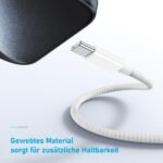 USB C–C įkrovimo laidas 2 vnt. 2 m - Image 3