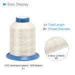 Siuvimo siūlas 1312 jardų 210D/0,32 mm 1 vnt. - Image 2