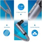 90 laipsnių optinis garso kabelis 2 m - Image 5