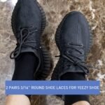 2 poros storų apvalių batų raištelių 5,5 mm 92 cm - Image 2