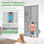 Magnetinis durų tinklelis 90 x 210 cm - Image 5