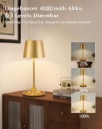 Belaidė įkraunama stalo lempa - Image 4