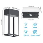 LED 24 W lauko sieninis šviestuvas - Image 4