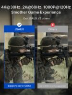 DisplayPort į HDMI kabelis 4K 1M 4K@30Hz, 2K@60Hz, 1080P@120Hz Vienkryptis - Image 2