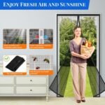 Magnetinis durų tinklelis 90x230cm 3,8 cm pločio - Image 4