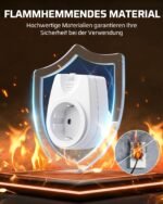 Belaidžiai lizdai su nuotolinio valdymo pultu 16A, 3500W - Image 3