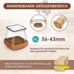 Kėdžių kojų apsauga, 32 vnt. 36-43 mm - Image 2