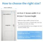 Magnetinis durų tinklelis 140x200cm - Image 2