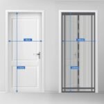 Magnetinis durų tinklelis 100 x 220 cm - Image 5