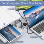 GELRHONR USB B į USB A spausdintuvo kabelis 2,5 m - Image 2