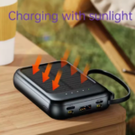 Saule įkraunamas power bankas 10000 Mah - Image 2