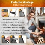 KAMINAT krosnies sandarinimo virvė – 2,5 m x 14mm - Image 3