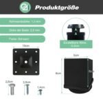 „Thanaddo“ 4 vnt. 5 cm baldų Kojelės - Image 3