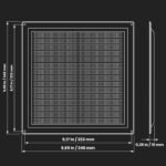 Repa Market 25 x 25 cm ventiliacijos grotelės - Image 2