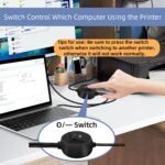 GELRHONR USB B į USB A spausdintuvo kabelis 2,5 m - Image 3